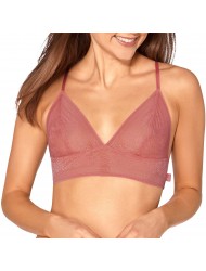 Αόρατο Bralette Sloggi Zero Lace Πούδρα από μαλακή δαντέλα ΣΑΠΙΟ ΜΗΛΟ