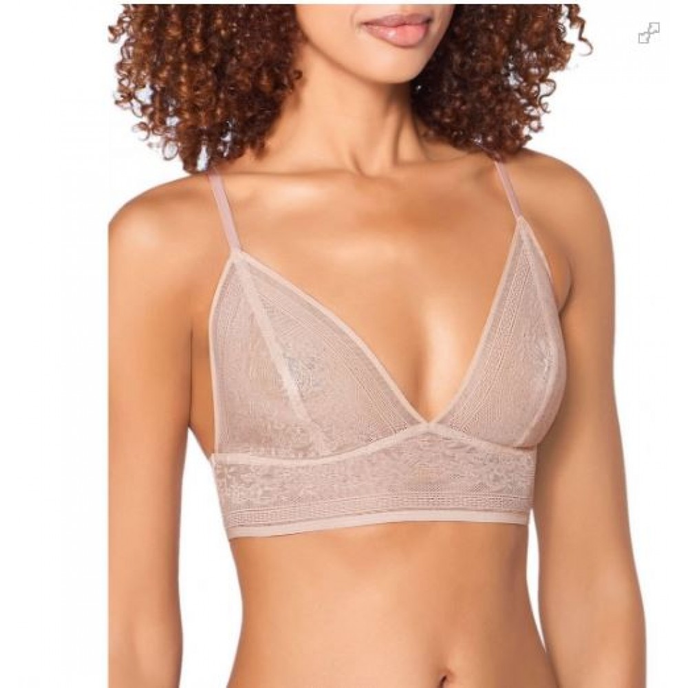 Αόρατο Bralette Sloggi Zero Lace Πούδρα από μαλακή δαντέλα