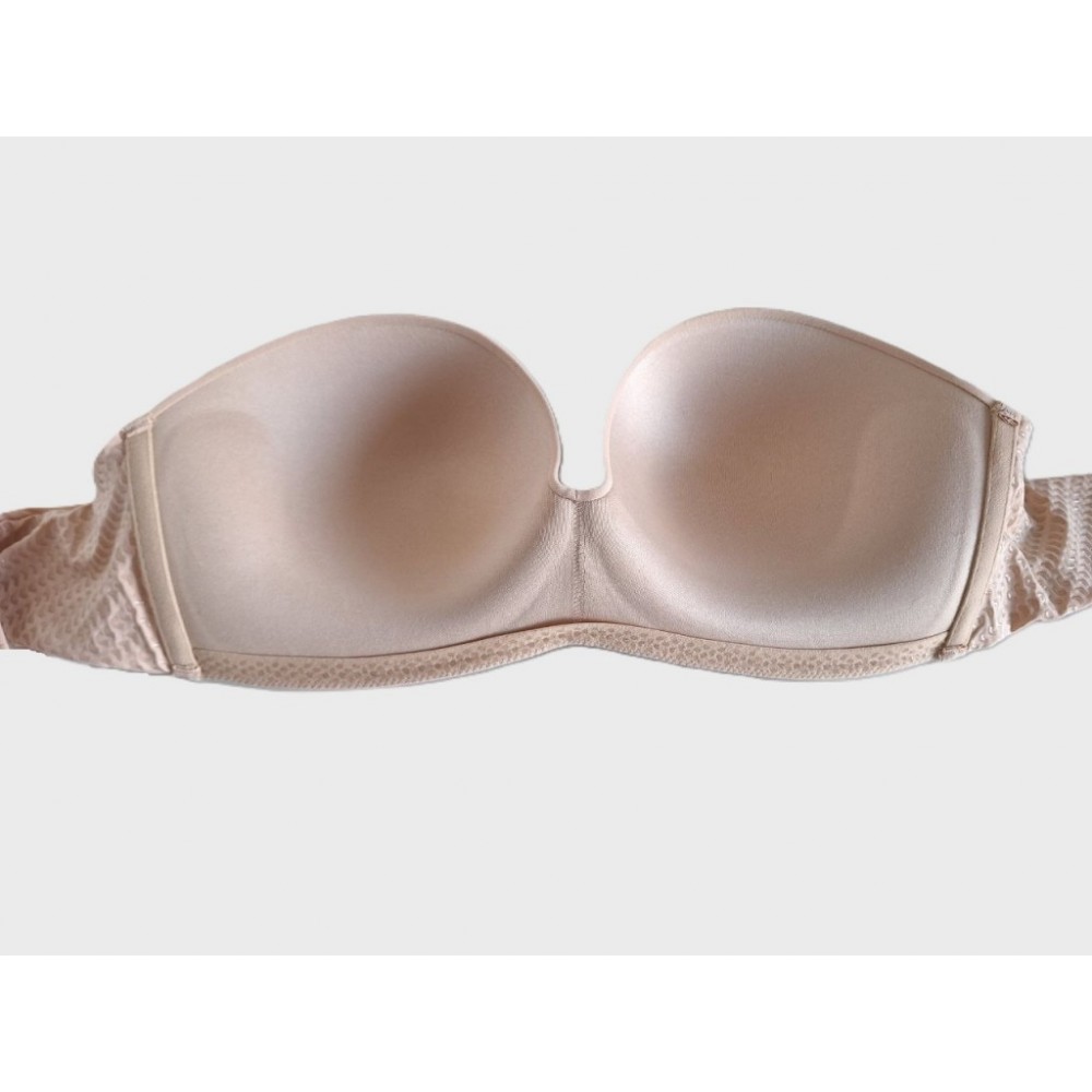 KINGA BC-1167 EXPERT BRA, Γυναικείο Στρ΄΄απλες Σουτιέν Push Up με μπανέλα σιλικόνης, ΜΠΕΖ
